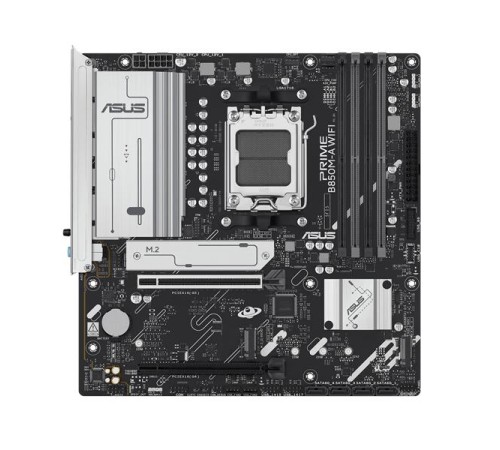 Материнская плата ASUS PRIME B850M-A WIFI, AM5, B850, 4*DDR5, 4*SATA, 3*M.2, 4*USB 3.2, 4*USB 2.0, 4*PCIx16, 2* DP+HDMI, mATX; 90MB1LN0-M0EAY0