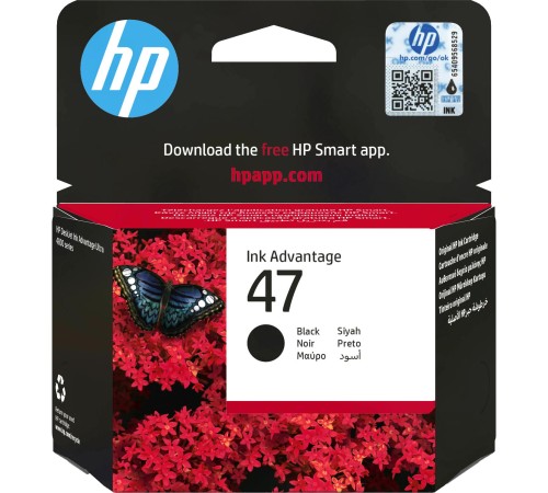 Картридж/ HP 47 Black Original Ink Advantage Cartridge