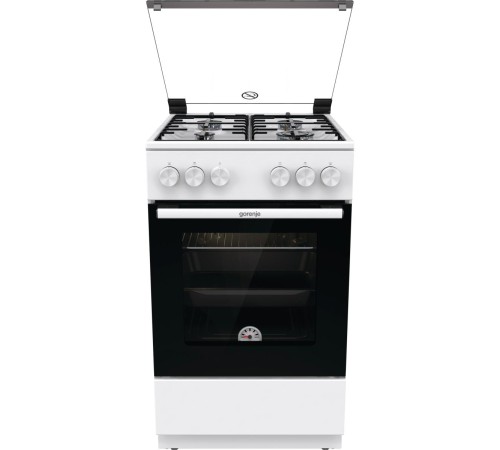 Плита GORENJE/ Тип плиты: газовая, Тип варочной поверхности: газовая, Цвет: белый, Ширина, см: 50