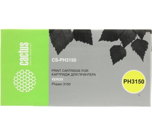 -/ Картридж лазерный Cactus CS-PH3150 109R00747 черный (5000стр.) для Xerox Phaser 3150/3150b/3150n/315