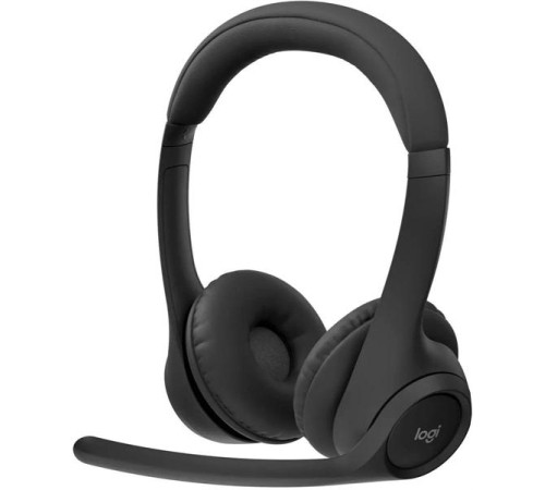 Беспроводная гарнитура Logitech Wireless Headset ZONE 300, Bluetooth, Midnight Black, [981-001407]