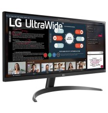Монитор LG LCD 29WP500-B/ LG UltraWide 29WP500-B 29" IPS monitor, 2560x1080, 350 cd/m2, 21:9, 5мс (GtG), HDMIx2, Audio out,  75Hz, 178/178, внешний БП, FreeSync, HDR 10, VESA (100x100 мм), black