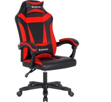 Defender Игровое кресло Master Черный/Красный,полиуретан,50мм