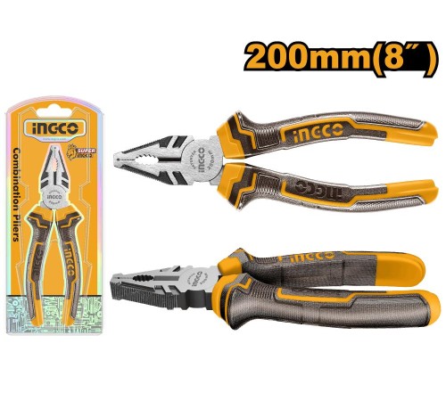 Плоскогубцы Комбинированные Ingco HCP08208 Размер:8"/200мм Плоскогубцы Комбинированные Ingco HCP08208 Размер:8"/200мм