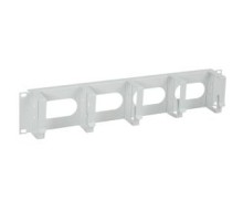 Кабельный органайзер 19" 2U, 5 колец, серый