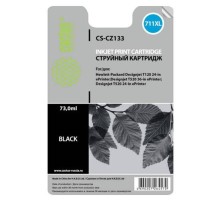 -/ Картридж струйный Cactus CS-CZ133 №711 черный (73мл) для HP DJ T120/T520