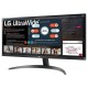 Монитор LG LCD 29WP500-B/ LG UltraWide 29WP500-B 29" IPS monitor, 2560x1080, 350 cd/m2, 21:9, 5мс (GtG), HDMIx2, Audio out, 75Hz, 178/178, внешний БП, FreeSync, HDR 10, VESA (100x100 мм), black