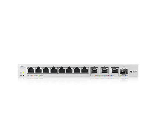 Коммутатор/ Zyxel XGS1250-12 Smart L2 switch , 8xGE, 3x1 / 2.5 / 5 / 10G, 1xSFP +, desktop