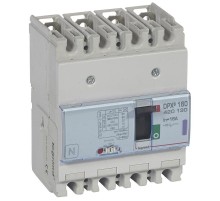 Автоматический выключатель DPX3160 - термомагнитный расцепитель - 50 кА - 400 В  - 4П - 16 А АВТ.ВЫКЛ.DPX3160 4P 16А 50kA