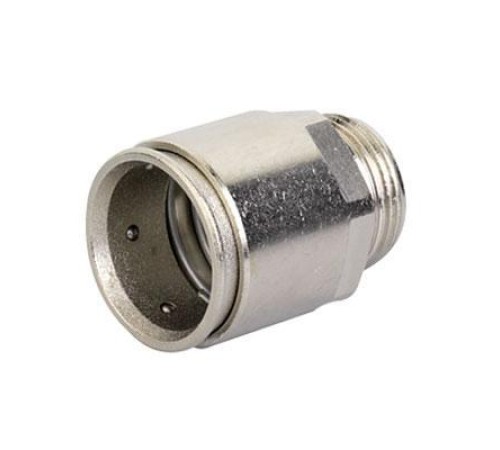 Муфта труба-коробка д.50мм, IP66/IP67, М50х1,5, никелированная латунь