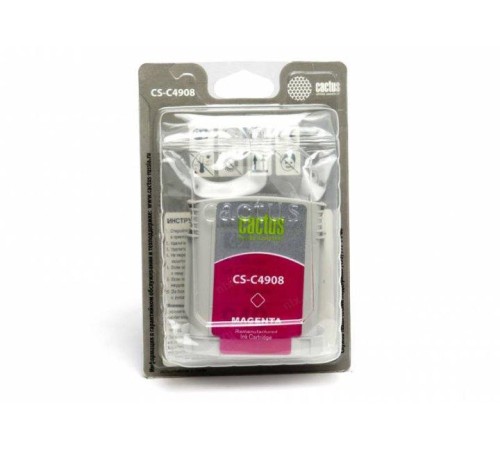 -/ Картридж струйный Cactus CS-C4908 №940XL пурпурный (30мл) для HP DJ Pro 8000/8500