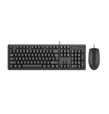 Клавиатура + мышь A4Tech KK-3330S клав:черный мышь:черный USB (KK-3330S USB (BLACK))