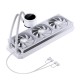 Система жидкостного охлаждения/ Water Cooling System JONSBO TH-360 White (300W, 360mm, LED temp., White, ARGB/ Fans: 3x120mm, 62.4CFM, 37.3dBA, 2400RPM/ Pump height 72mm, 30dBA, 2400RPM, Rad thickness 27mm/ S: 1851, 1700, 1200, 115X, AM5, AM4)