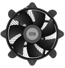 Кулер для процессора PCCooler R120, 95mm FAN, AL, 4-PIN PWM, 900-2700 RPM, 27.8DBA, HYDRO BEARING, LGA 1851/1700/1200/115X