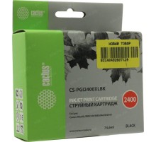 -/ Картридж струйный Cactus CS-PGI2400XLBK черный (74.6мл) для Canon MAXIFY iB4040/ МВ5040/ МВ5340