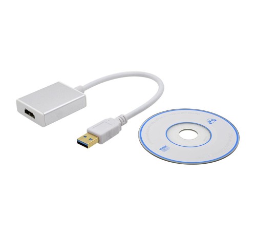 Greenconnect Конвертер-переходник USB 3.0 AM -> HDMI 19F серия Greenline GCR-U32HD2 Greenconnect Конвертер-переходник USB 3.0 AM -> HDMI 19F серия Greenline GCR-U32HD2