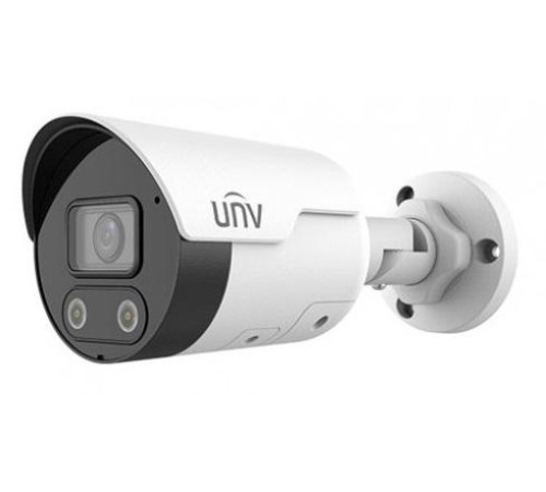 Камера Uniview Видеокамера IP цилиндрическая, 1/2.8" 2 Мп КМОП @ 30 к/с, ColorHunter, ИК-подсветка и подсветка видимого спектра до 30м., EasyStar 0.003 Лк @F1.6, объектив 4.0 мм, WDR, 2D/3D DNR, Ultra 265, H