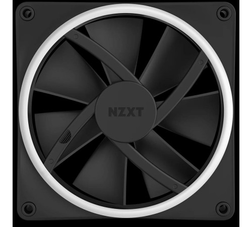 Кулер для корпуса ПК/ Case Cooler NZXT F140 RGB Duo (140x140x25mm, 4-pin PWM, RGB, 84.75CFM, 36dBA, 1800RPM, Black)