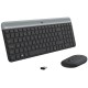 Клавиатура+мышь Logitech Wireless Desktop MK470 (Keybord&mouse), Black, Rus/Eng, [920-009206] (незначительное повреждение коробки)