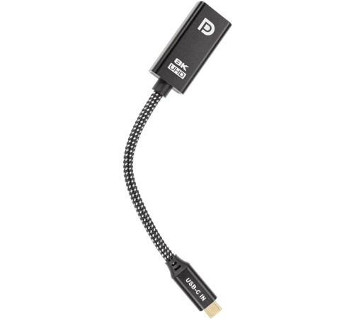 Адаптер/ Адаптер USB Type-Cm---->DP(f) 1.4v, 4K@120HZ 8K@ 60Hz, Alum Shell,Telecom 0.15м<TUC065> Адаптер/ Адаптер USB Type-Cm---->DP(f) 1.4v, 4K@120HZ 8K@ 60Hz, Alum Shell,Telecom 0.15м<TUC065>
