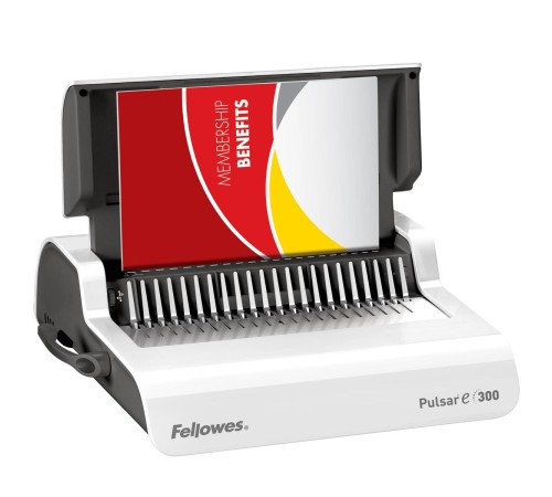 Переплетчик Fellowes PULSAR-E на пл. пружину с эл. перфорацией, сшивает до 300 лст., перф. 20 лст. Переплетчик Fellowes PULSAR-E Переплетчик Fellowes PULSAR-E на пл. пружину с эл. перфорацией, сшивает до 300 лст., перф. 20 лст. Переплетчик Fellowes PULSAR-E