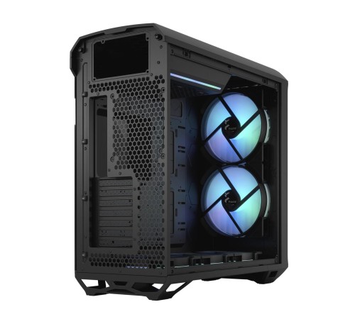 Корпус ПК без блока питания/ Case Fractal Design Torrent RGB, Full-Tower, 2x180mm + 3x140mm RGB, 2xUSB-A 3.2 + 1xUSB 3.2 Type-C E-ATX, SSI-CEB, SSI-EEB, ATX, mATX, mITX Black