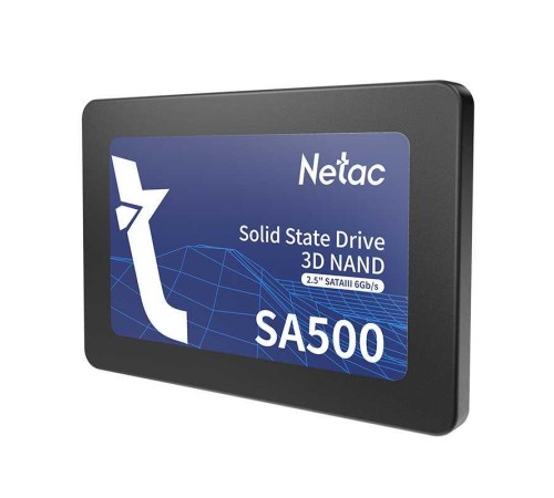 Твердотельный накопитель Netac SA500 2.5 SATAIII 3D NAND SSD 240GB, R/W up to 520/450MB/s 3Y