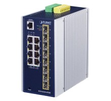 коммутатор/ PLANET IGS-6325-8T8S IP30 Industrial L3 8-Port 10/100/1000T + 8-port 1G/2.5G SFP Full Managed Switch (-40 to 75 C, dual redundant power input on 12~48VDC terminal block, DIDO, ERPS Ring, 1588 PTP TC, Modbus TCP, Cybersecurity features, Hardwar