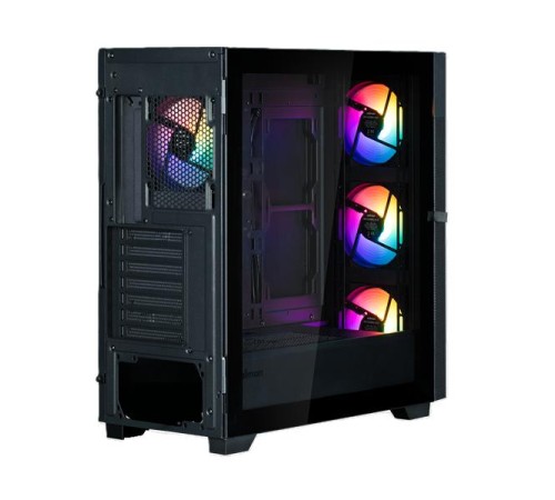 корпус ZALMAN S5 NEO, ATX, BLACK, WINDOW, 2xCOMBO (3.5" or 2.5"), 4x2.5", 1xUSB2.0, 1xUSB3.1, FRONT 3x120mm FRGB, REAR 1x120mm FRGB