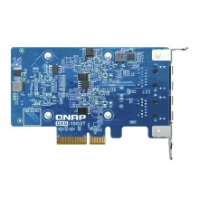 Сетевая карта/ QNAP QXG-10G2T Dual-port BASET 10GbE network expansion card; low-profile form factor; PCIe Gen3 x4