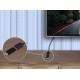 Greenconnect Удлинитель 0.3m USB 2.0, AM/AF, черный, 28/28 AWG, GCR-UEC6M-BB2S-0.3m, экран, армированный, морозостойкий
