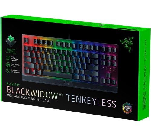 Игровая клавиатура Razer Blackwidow V3/ Razer BlackWidow V3 Tenkeyless - Gaming keyboard  - Russian Layout