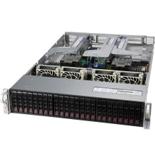 Серверная платформа Supermicro Ultra SuperServer 2U 220U-TNR noCPU(2)3rd Gen Scalable/TDP 270W/no DIMM(32)/8 NVMe+ 16 SATA(CBL-KIT-220U-TNR-8)/2x10GbE/2 PCIEx8, 1 PCIEx16(2UR68G4-I2XT)/2x1600W/SFT-OOB-LIC