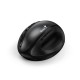 Мышь беспроводная Ergo 8300S черная (black), вертикальная эргономичная бесшумная мышь с подставкой для большого пальца
