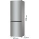 Холодильник Gorenje/ Холодильник Gorenje, отдельностоящий, объем 320 л (210+110 л), No Frost Plus, Multiflow 360, быстрое замораживание, цифровой дисплей, электронное управление, энергоэффективность А++, уровень шума 38 дБ, цвет нержавеющая сталь