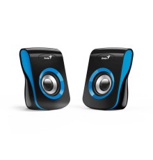 Колонки компьютерные Geinus SP-Q180, 2.0, 2 x 3W RMS, USB-power, Blue