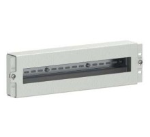 Модуль 3U с DIN рейкой для 19" IT-корпусов, RAL7035
