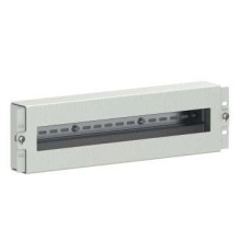 Модуль 3U с DIN рейкой для 19" IT-корпусов, RAL7035