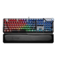 клавиатура проводная Gaming Keyboard MSI VIGOR GK71 SONIC, Wired, Mechnical, with Multimedia functions, Light & Fast Red MSI Sonic Switch, incl. Wrist Rest, RGB, Black