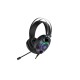 Гарнитура игровая проводная EH469 Black (черный), подсветка RGB, подключение USB, кабель 2.4м (Мятая упаковка)