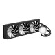 Водяное охлаждение для процессора/ Water Cooling System SAMA L60 Black (360mm, Black, ARGB/ Fans: 3x120mm, 82.79CFM, 29dBA, 2000RPM/ Pump height 52mm, 29dBA, 2500RPM, Rad thickness 27mm/ S: 1851, 1700, 1200, 20XX, 115X, AM5, AM4)