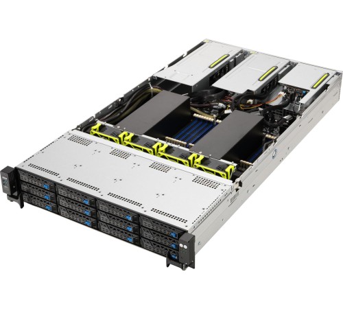 Серверная платформа/ ASUS RS720A-E11-RS12/10G/2.4KW/8NVMe/GPU/OCP