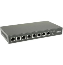 Коммутатор/ OSNOVO  PoE коммутатор 2.5G Ethernet на 8 RJ45 портов. Порты: 1 x 2.5G (10/100/1000/2500Base-TX) с PoE (до 90W, A+B) + 7 x 2.5G (10/100/1000/2500Base-TX) с PoE (до 30W)