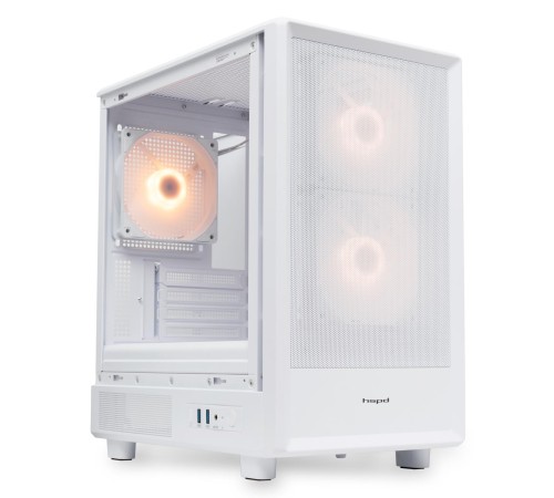 Корпус без блока питания/ Case HSPD M310, Mesh Mini-tower, White, TG, 0.4 SPCC, 3x120mm ARGB (Orbis F1) mATX, mITX 180/280/160mm 1x2.5", 1x3.5", 4xPCI 2xUSB-A 3.0 452x277x418mm Корпус без блока питания/ Case HSPD M310, Mesh Mini-tower, White, TG, 0.4 SPCC, 3x120mm ARGB (Orbis F1) mATX, mITX 180/280/160mm 1x2.5", 1x3.5", 4xPCI 2xUSB-A 3.0 452x277x418mm