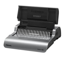 Переплетчик Fellowes QUASAR-E на пл. пружину с эл. перфорацией, сшивает до 500 лст., перф. 25 лст. Переплетчик Fellowes QUASAR-E