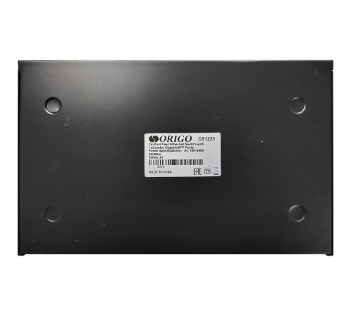 Коммутатор/ Unmanaged Switch 24x100Base-TX, 1xCombo 1000Base-T/SFP, metal case, 19" w/brackets