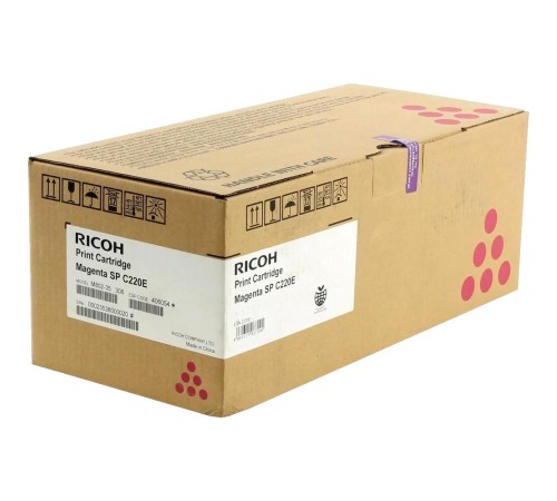Принт-картридж малиновый, тип  SPC220E Print Cartridge Magenta SP C220E