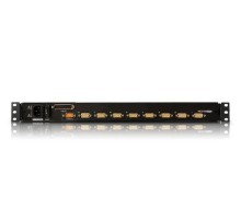 8-портовый KVM-переключатель с ЖК-дисплеем Slideaway/ATEN/ SINGLE RAIL 8P PS/2-USB LCDKVMP 17INCH