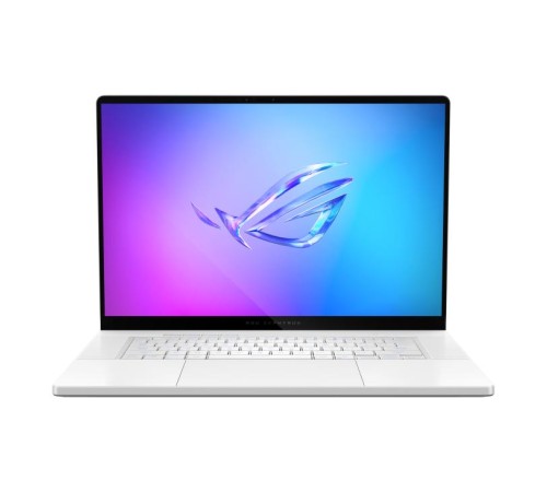 Ноутбук/ ASUS ROG Zephyrus G16 GU605CW-QR094W 16"(2560x1600 OLED 240Hz)/Intel Core Ultra 9 285H(3.7Ghz)/32768Mb/1024PCISSDGb/noDVD/Ext:NVIDIA GeForce RTX 5080(16384Mb)/Cam/BT/WiFi/90WHr/war 1y/1.95kg/Platinum White/Win11Home + чехол