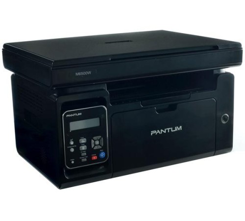 Лазерное многофункциональное устройство Pantum M6500W, P/C/S, Mono laser, А4, 22 ppm (max 20000 p/mon), 600 MHz, 1200x1200 dpi, 128 MB RAM, paper tray 150 pages, USB, WiFi, start. cartridge 1600 pages (bl (существенное повреждение коробки)